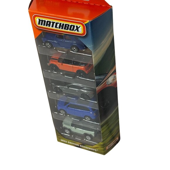 Matchbox MBX British Roadways 5-Pack Mini Jaguar Land Rover LEVC Taxi - Picture 2 of 6